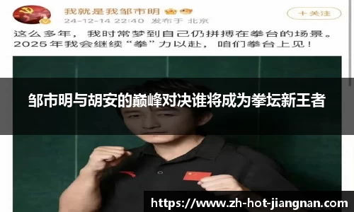 邹市明与胡安的巅峰对决谁将成为拳坛新王者